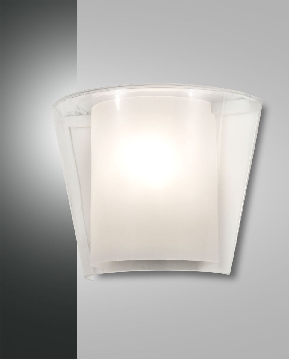 AGL 1-flg Wandleuchte Viki Transparent