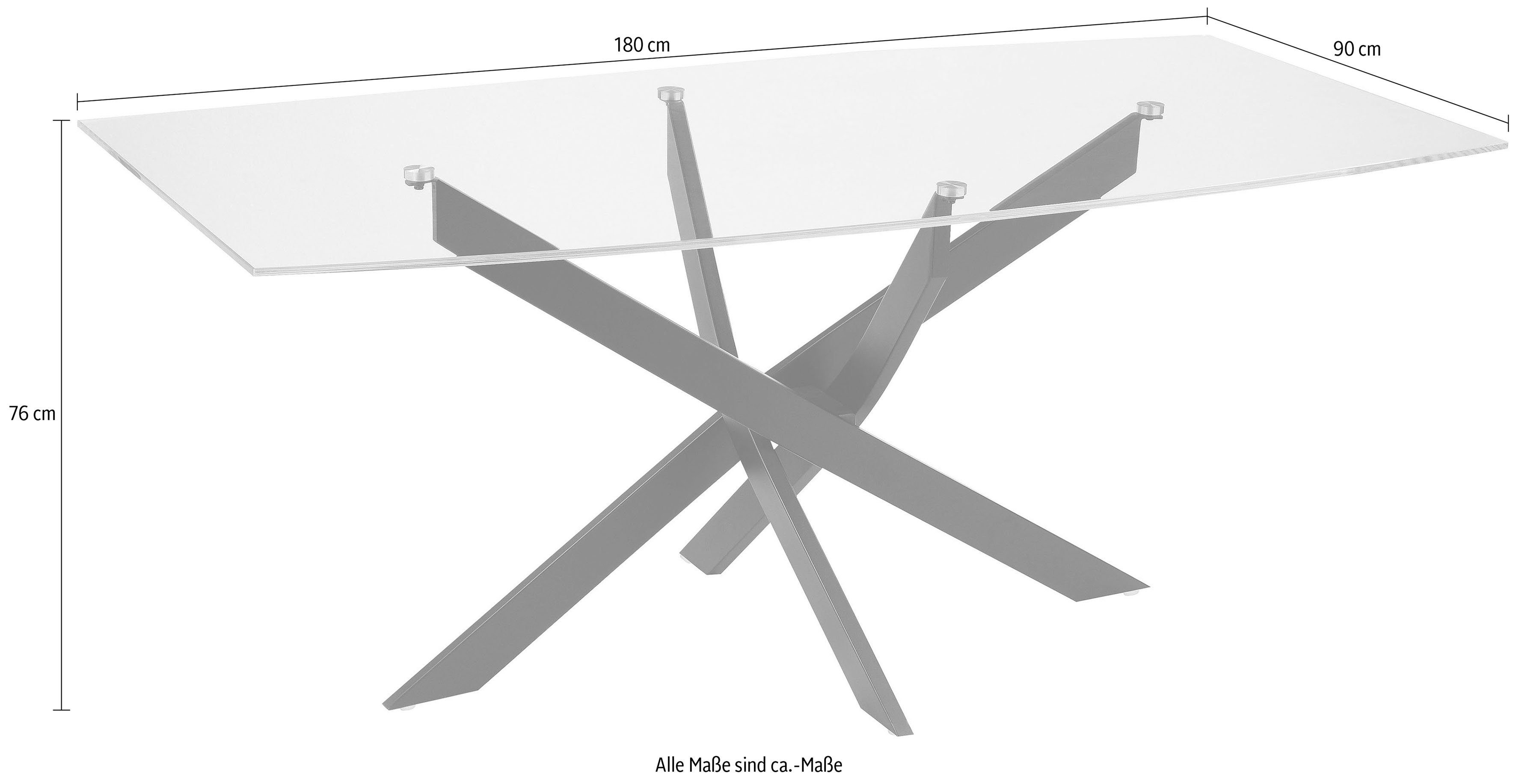 INOSIGN Esstisch Kairi, in modernem Design