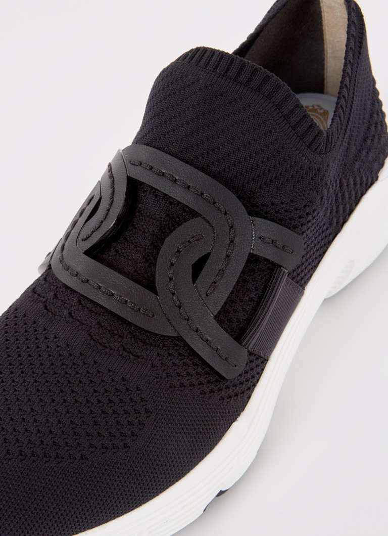 Tenisky Tod's Kate s pleteným svrškem a koženými detaily
