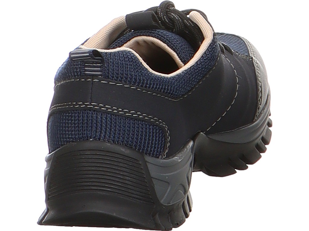 RIEKER Komfort Schnürer blau HWK Damen Halbschuhe