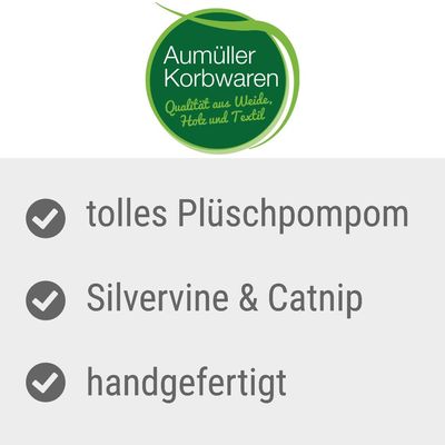 Aumüller Katzenspielkugel Pink Plush