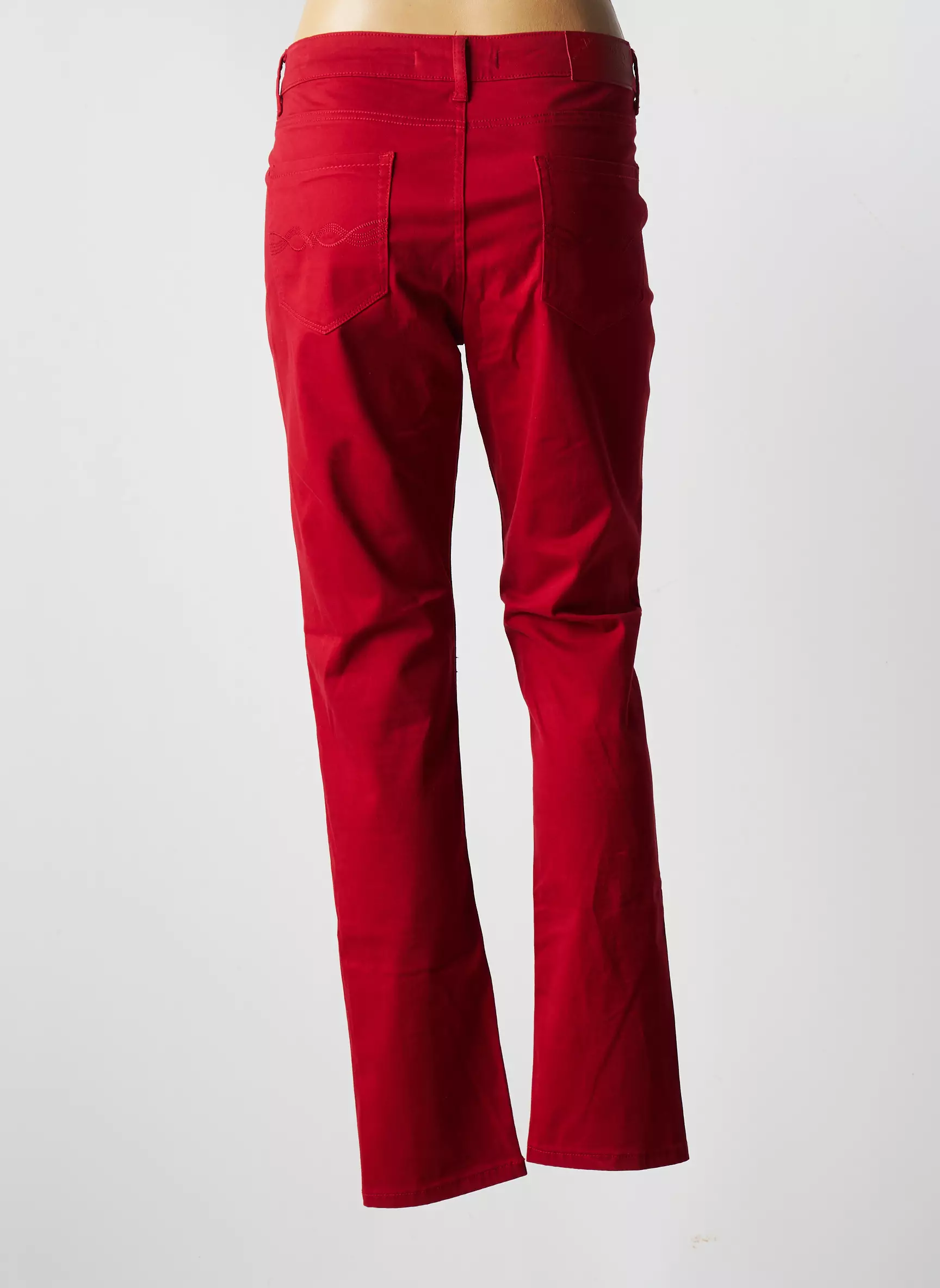 Soo Pantalons Slim Femme couleur rouge