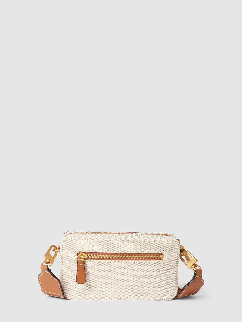 Crossbody Bag mit Label-Details Modell 'JOVIE' in cognac