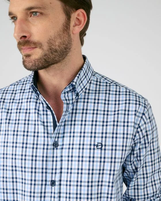 Chemise confort manches longues pur coton