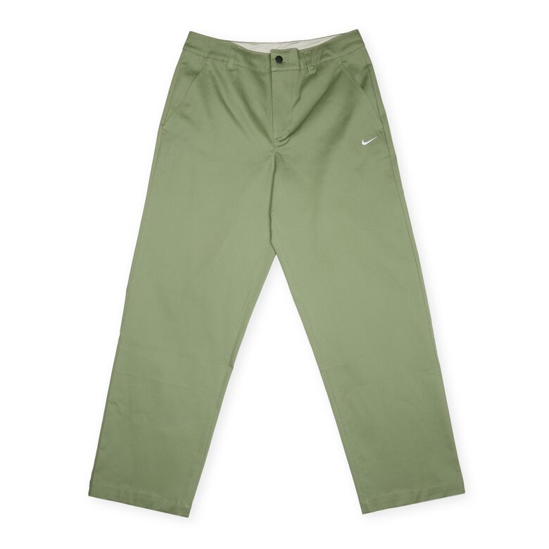 NIKE Life El Chino Pants oil green/white