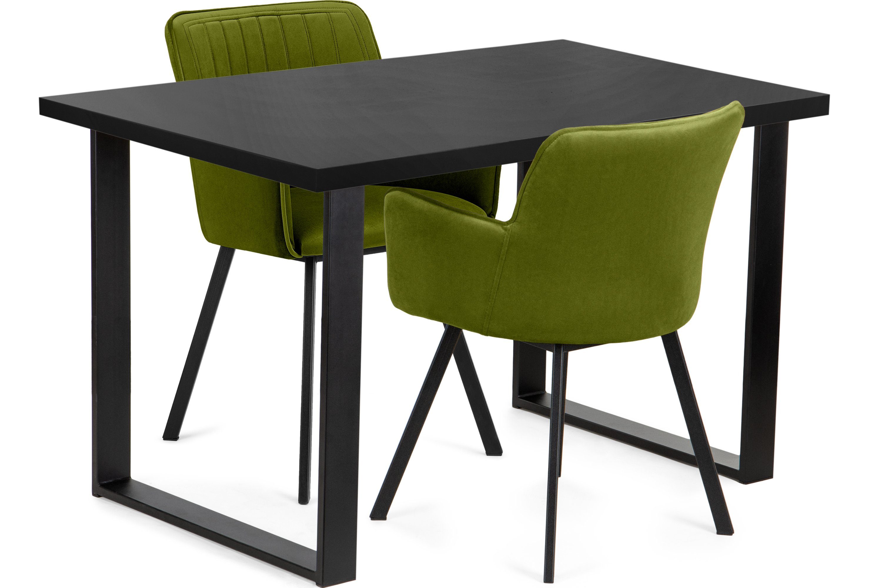Konsimo Esstisch CETO Esszimmertisch Küchentisch 150x80cm, ausziehbar bis 190cm, rechteckig, Loft-Stil