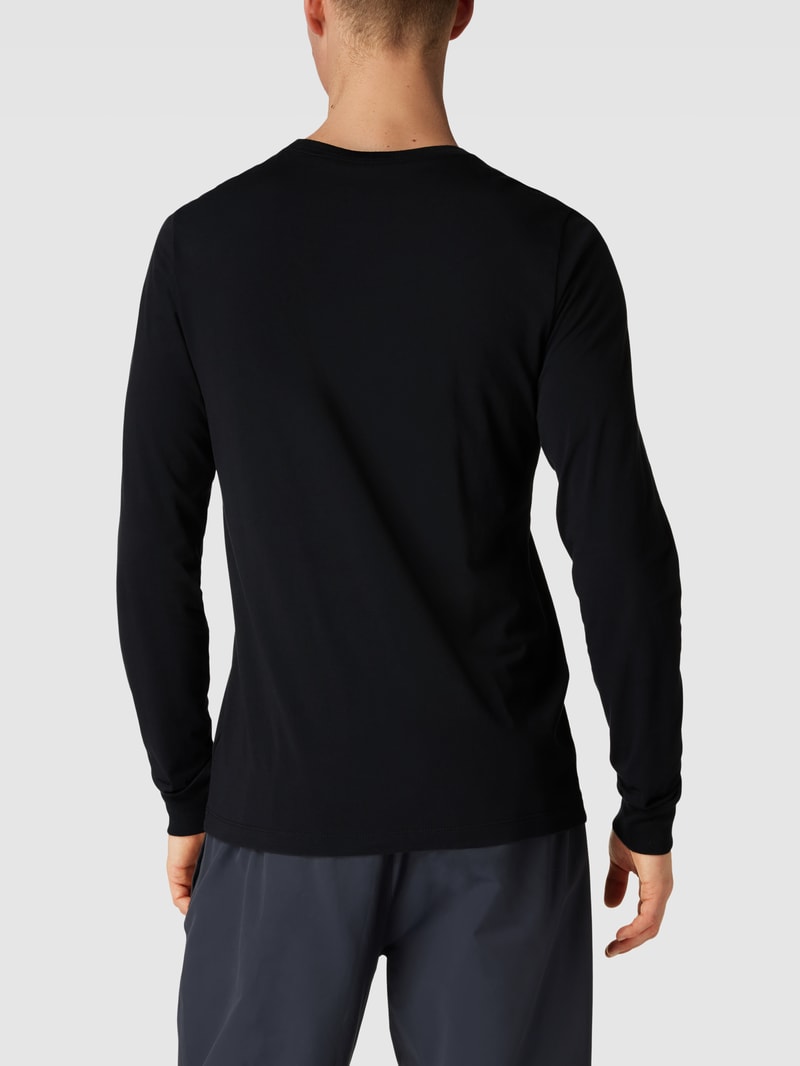 Longsleeve mit Logo-Print Modell 'ICON FUTURA' in schwarz