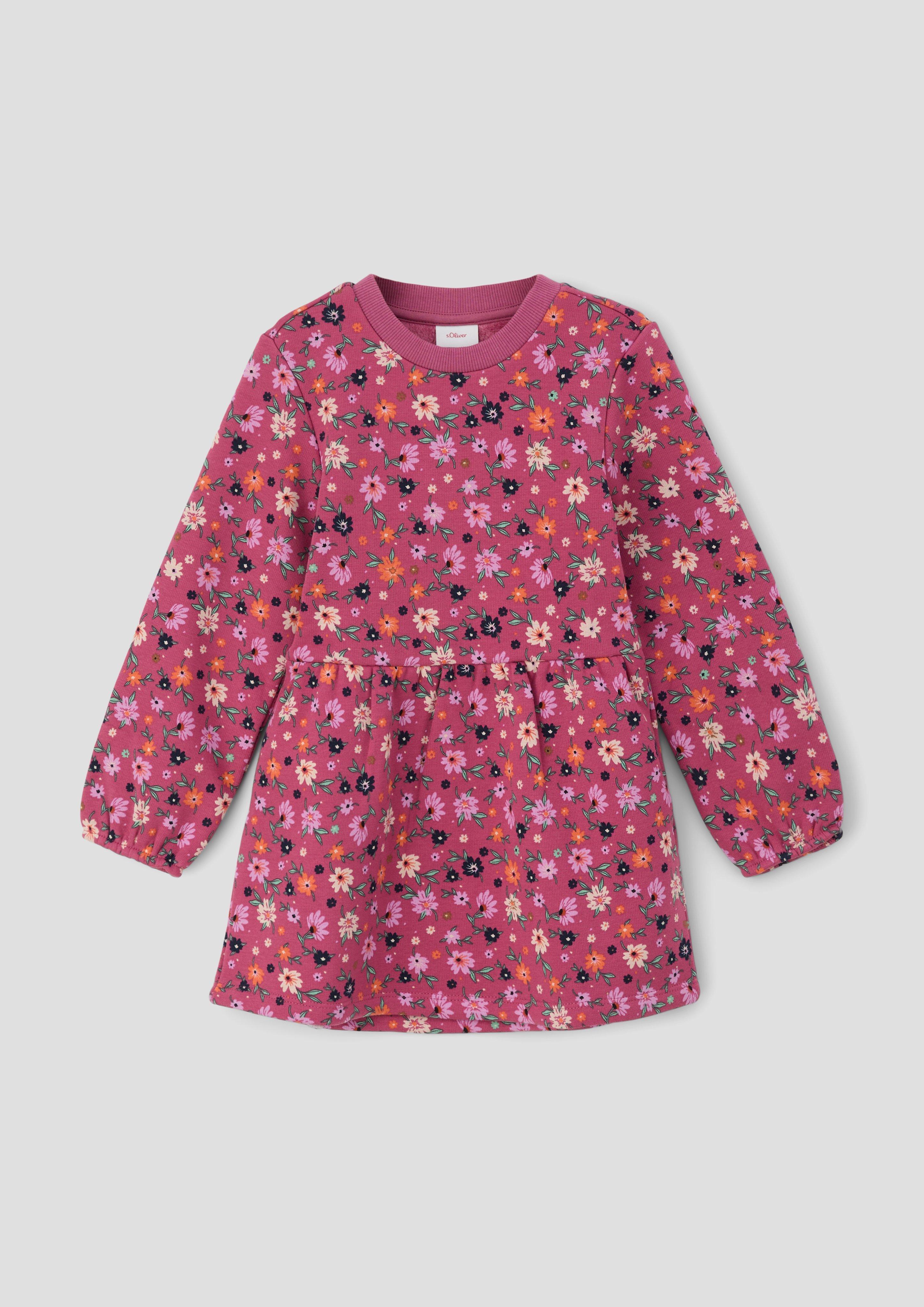 Thermofleece-Kleid mit Allover-Print  2133923-45A3