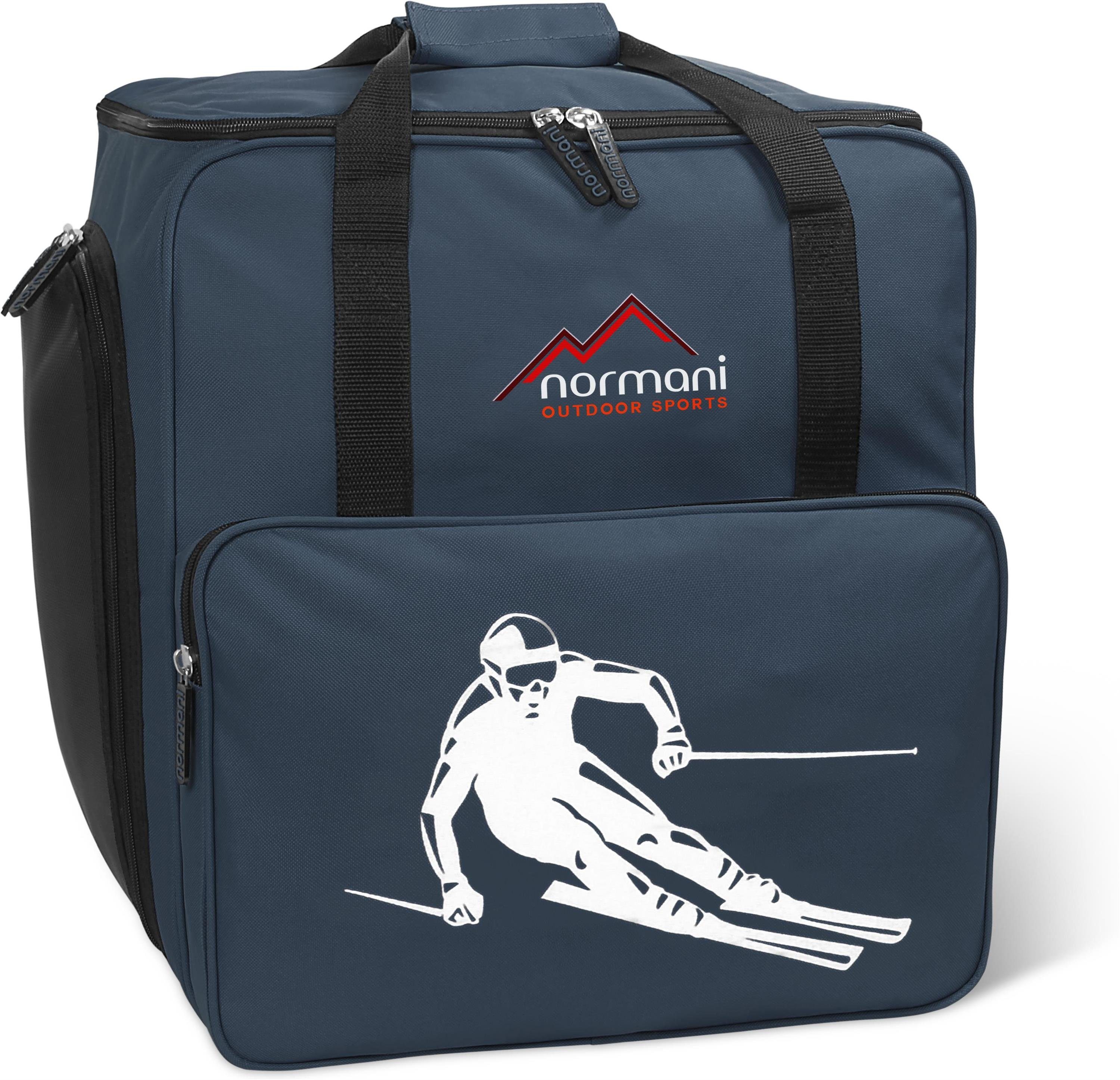 normani Sporttasche Skitasche 53 l Alpine Depo, Skischuhtasche mit separatem Helmfach und Rucksackfunktion - Rollschuhtasche oder Snowboardschuhtasche