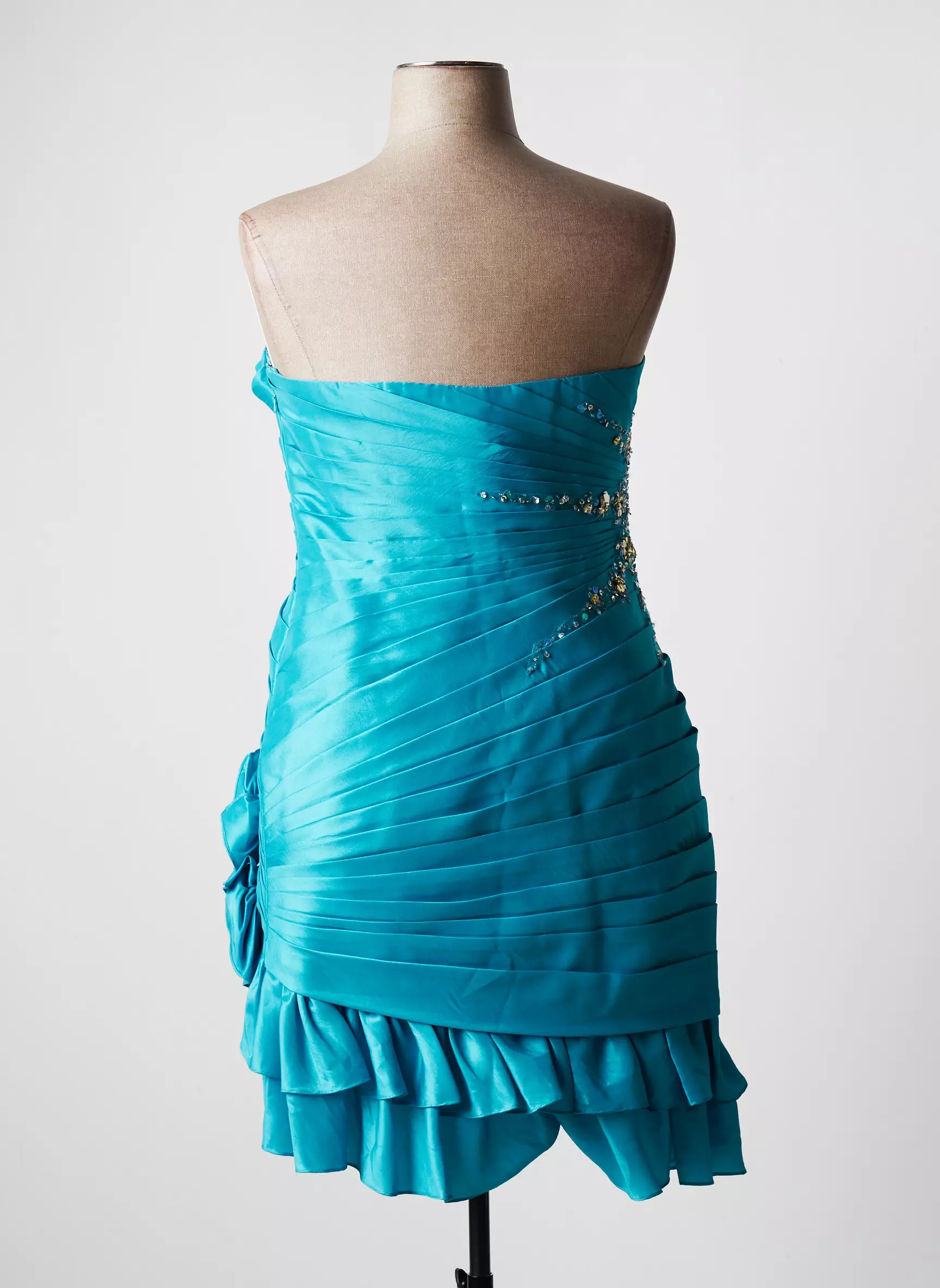 Ellebeline Robes Mi Longues Femme couleur bleu