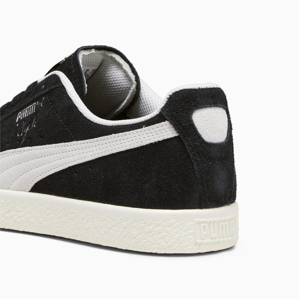 PUMA Clyde Hairy Suede 393115-02 / schwarz