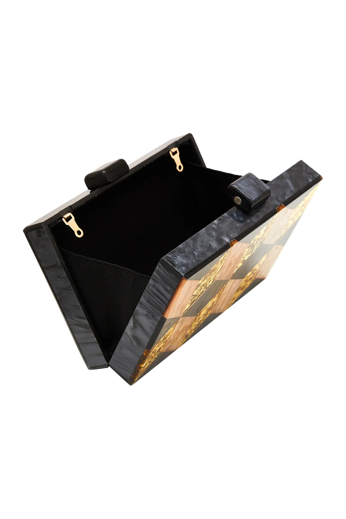 Felipa  Handtasche - Schwarz - Gestreift