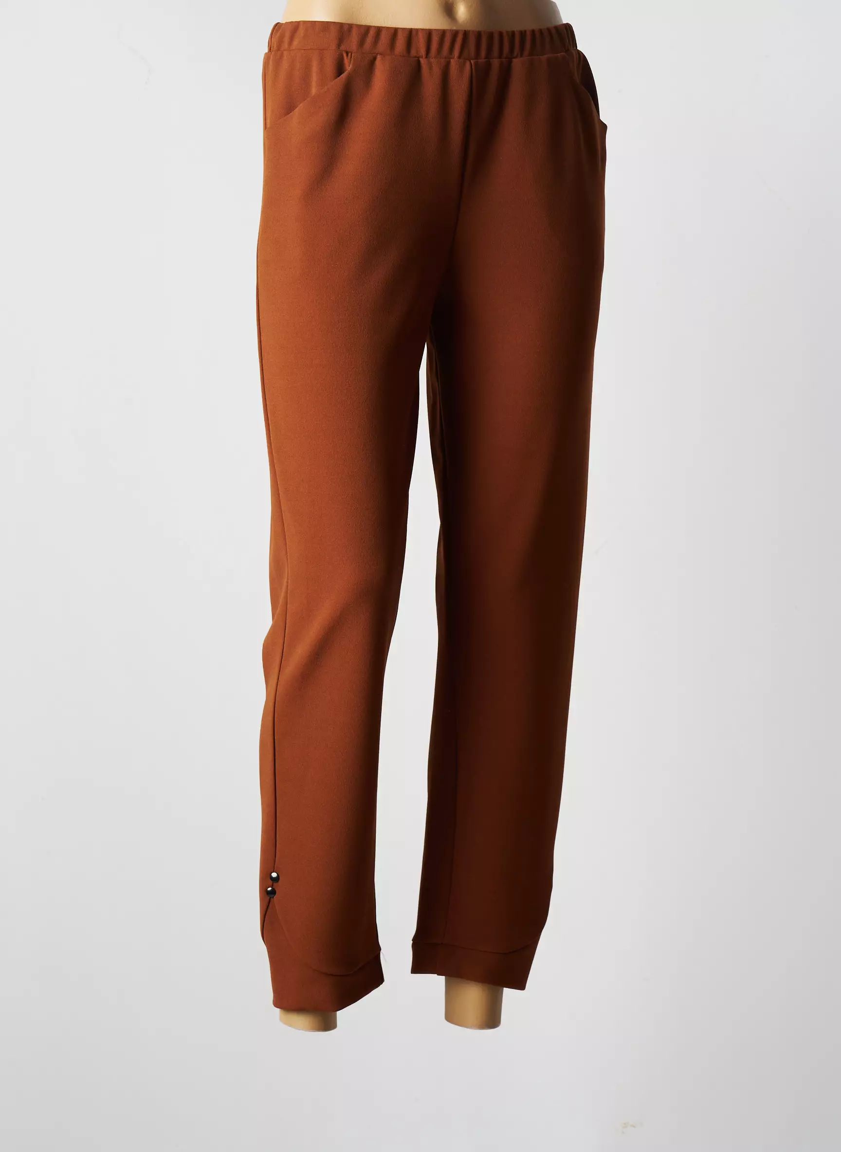 Franck Anna Pantalon7 8 Femme couleur orange