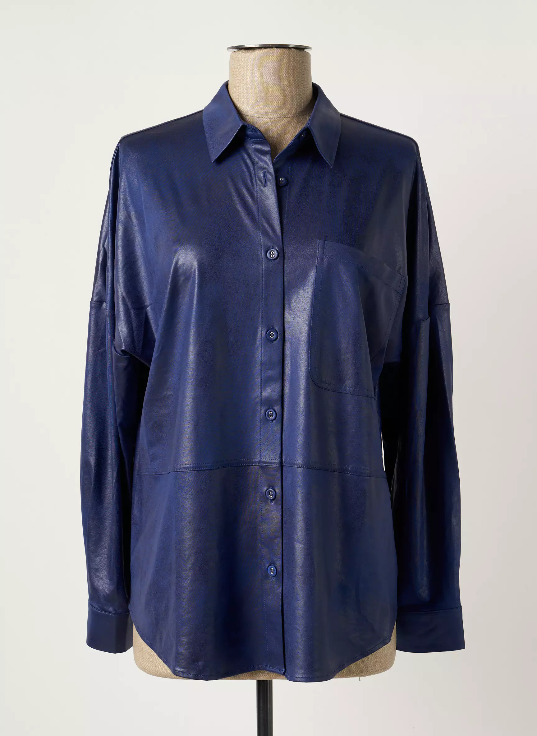 Eva Kayan Chemisiers Femme couleur bleu