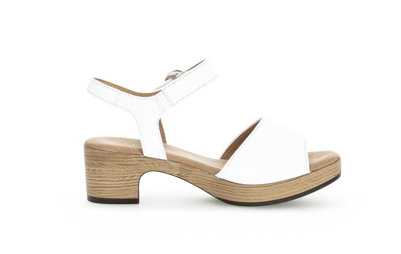 GABOR Komfort Sandalen weiss Gabor Comfort Plateau Sandale 42.071.50