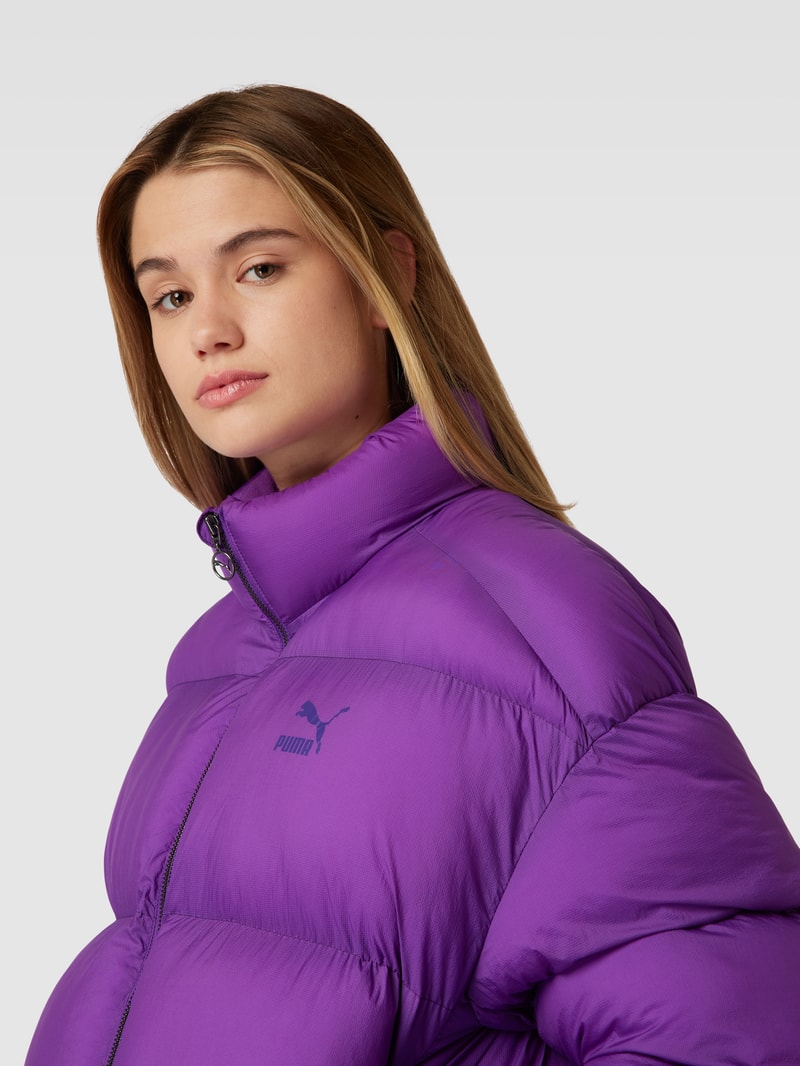 Steppjacke mit Label-Print - PUMA X P&C* in lila