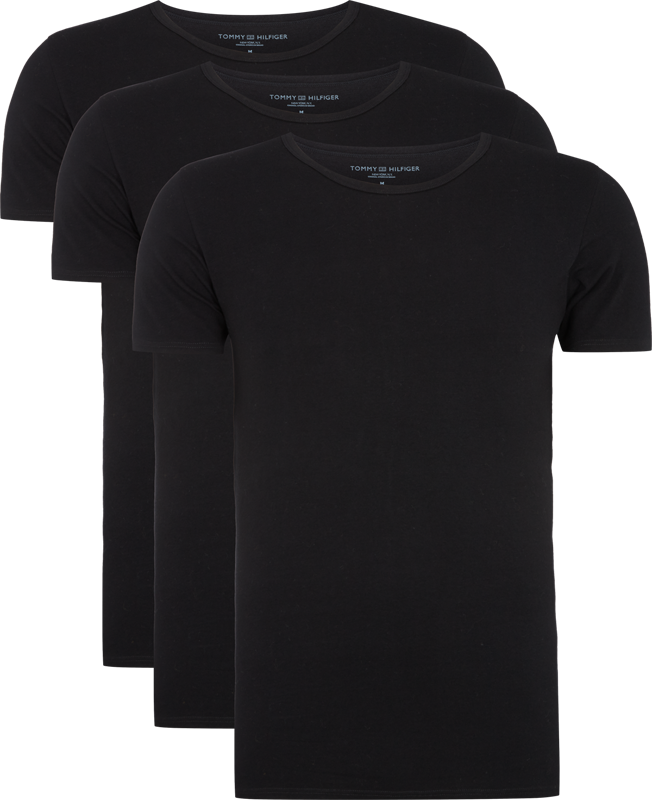 T-Shirt im 3er-Pack in schwarz