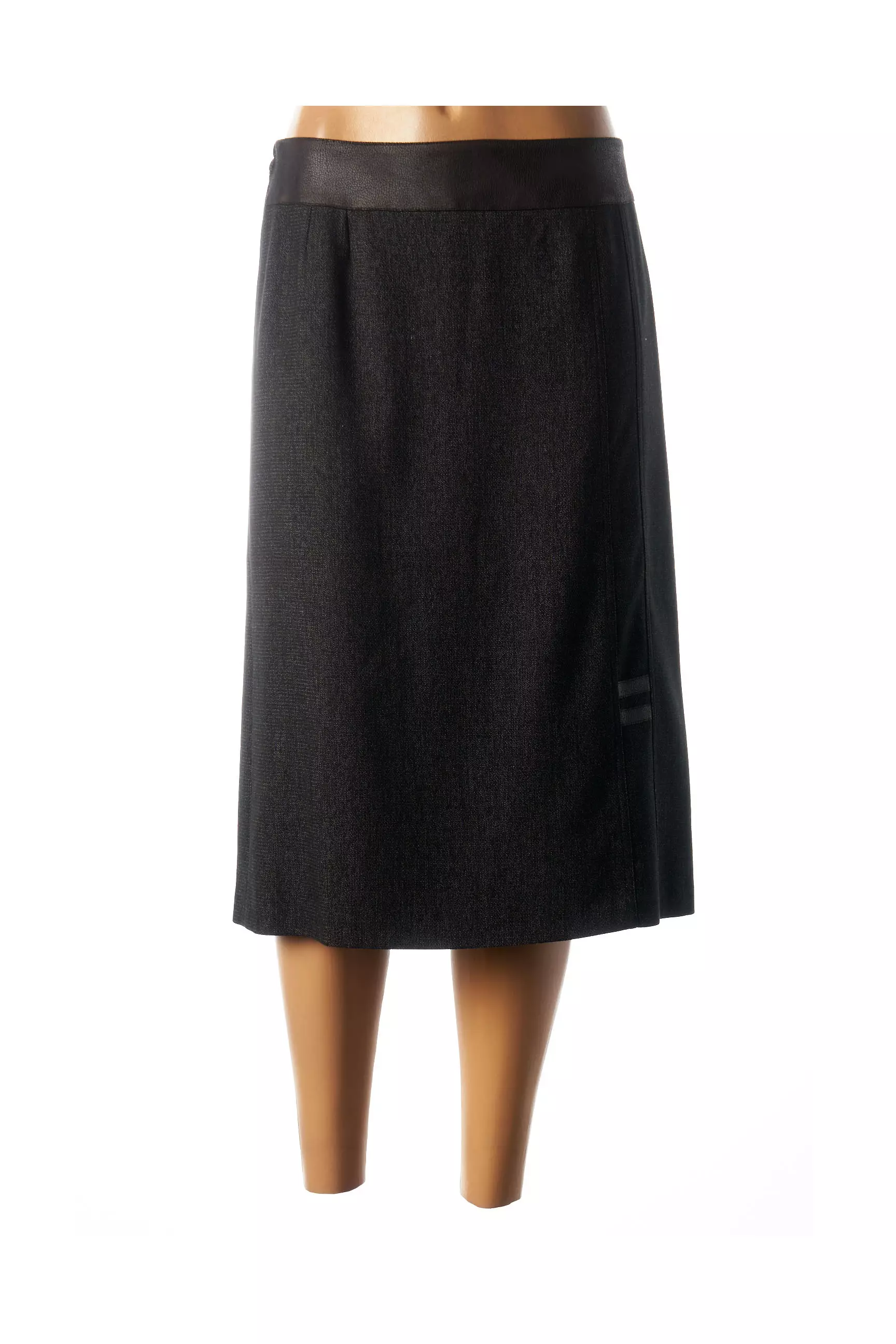 Gevana Jupes Mi Longues Femme couleur noir