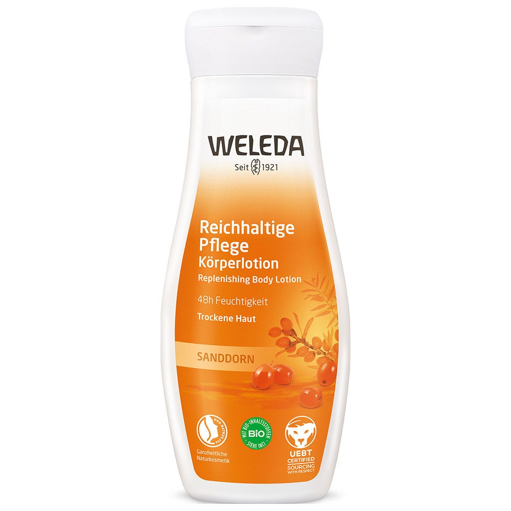 Weleda Sanddorn Pflege Körperlotion 200 ml