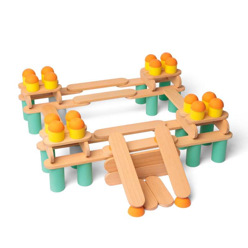 Jeu de construction Stix 108 pièces OPPI