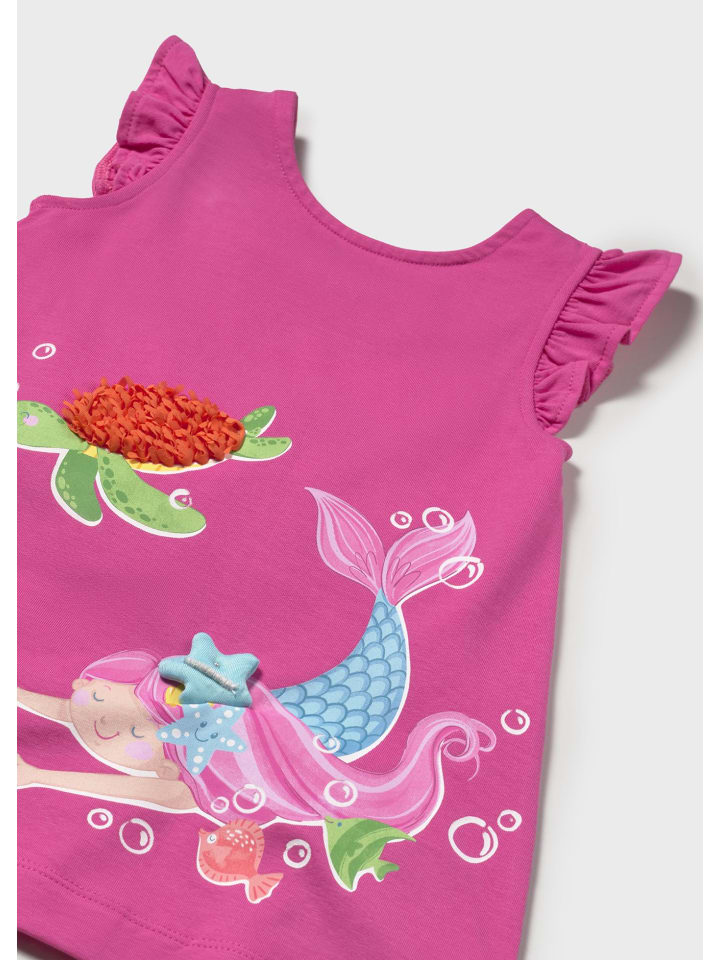 Mayoral Sommerkleid Meerjungfrau in fuchsia günstig kaufen