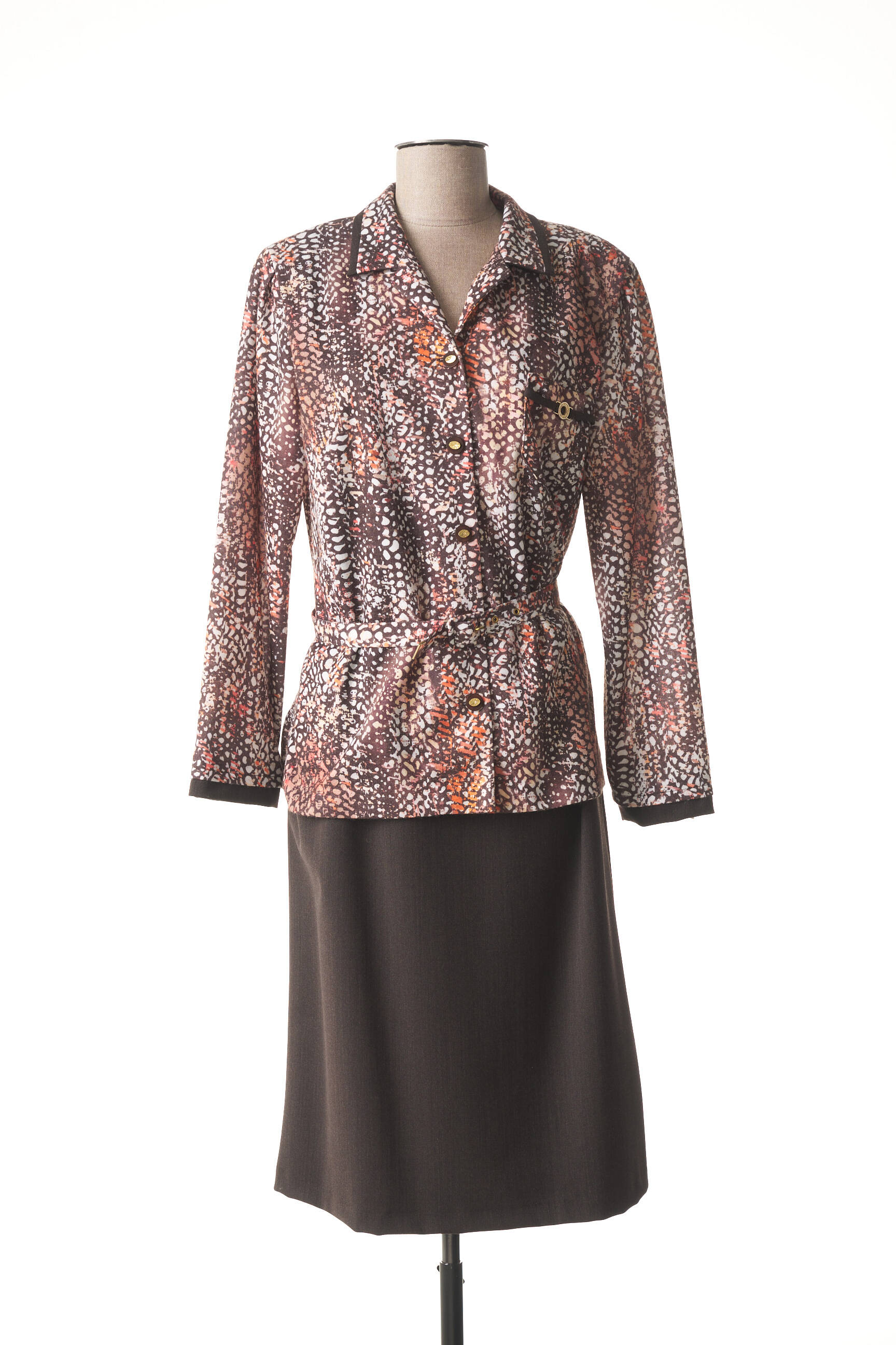 France Rivoire Ensembles Robe Femme couleur marron