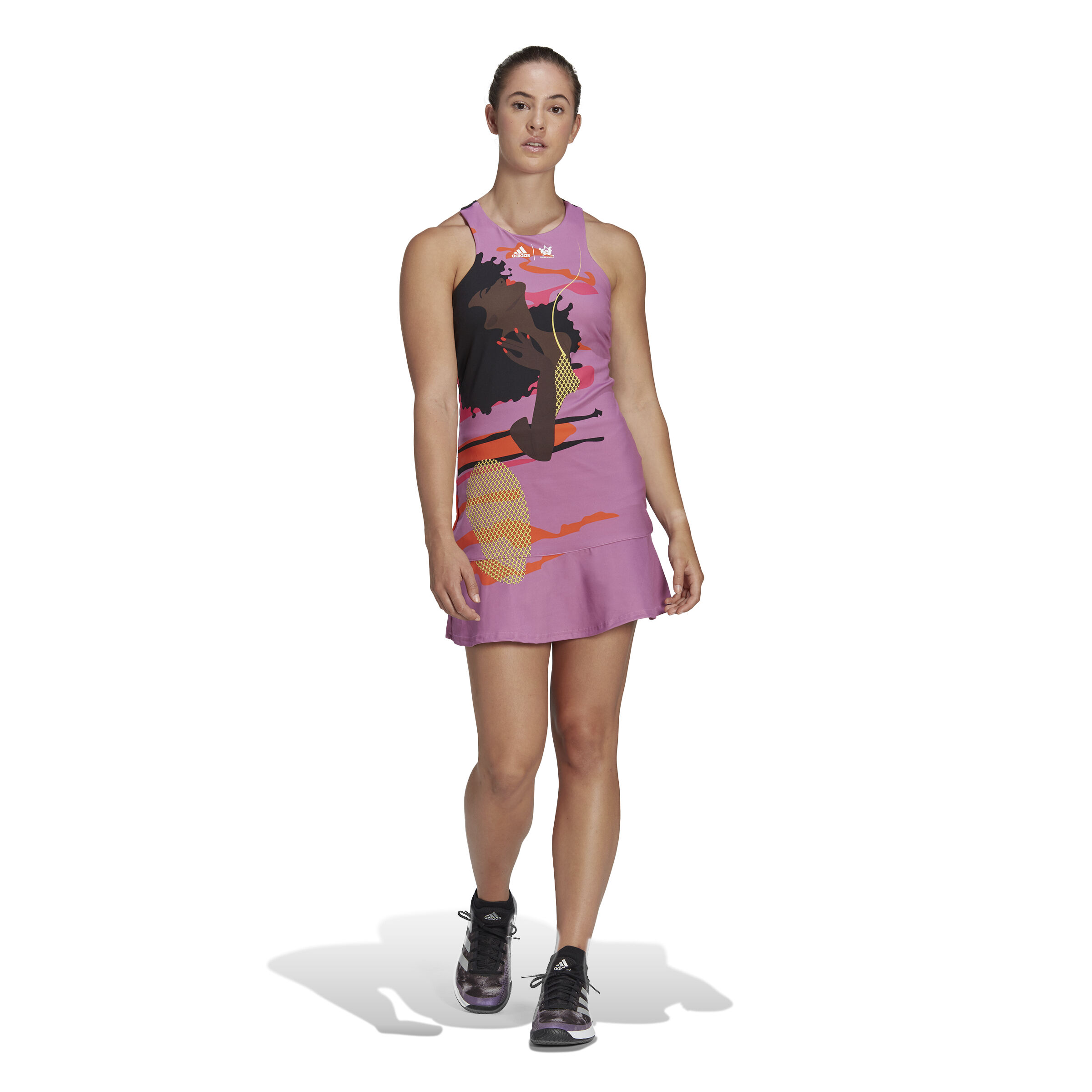 New York Y Kleid Damen - Flieder, Mehrfarbig