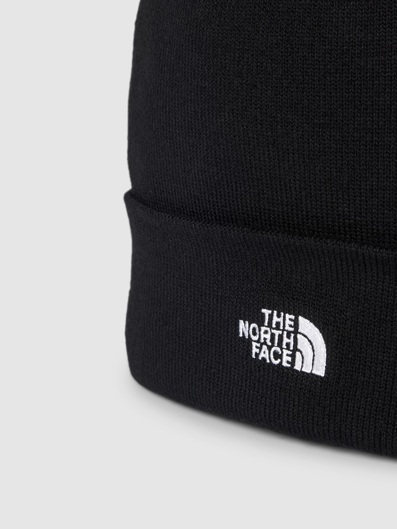 Beanie in Label-Patch Modell 'NORM' in schwarz