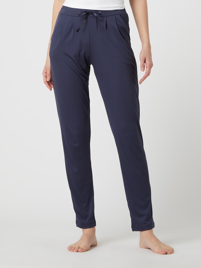 Lounge-Hose aus Modal in marineblau