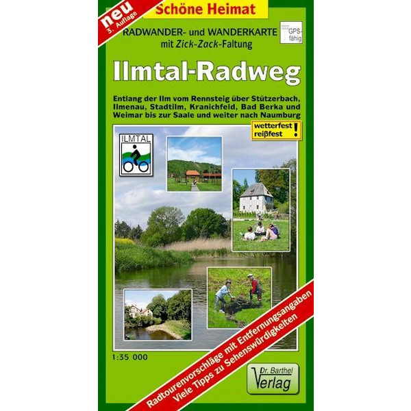 Ilmtal-Radwanderweg 1 : 35 000 - Fahrradkarte