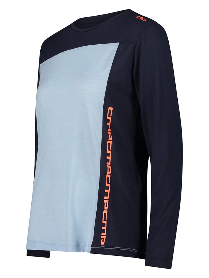 CMP Funktionsshirt in Dunkelblau/ Hellblau günstig kaufen