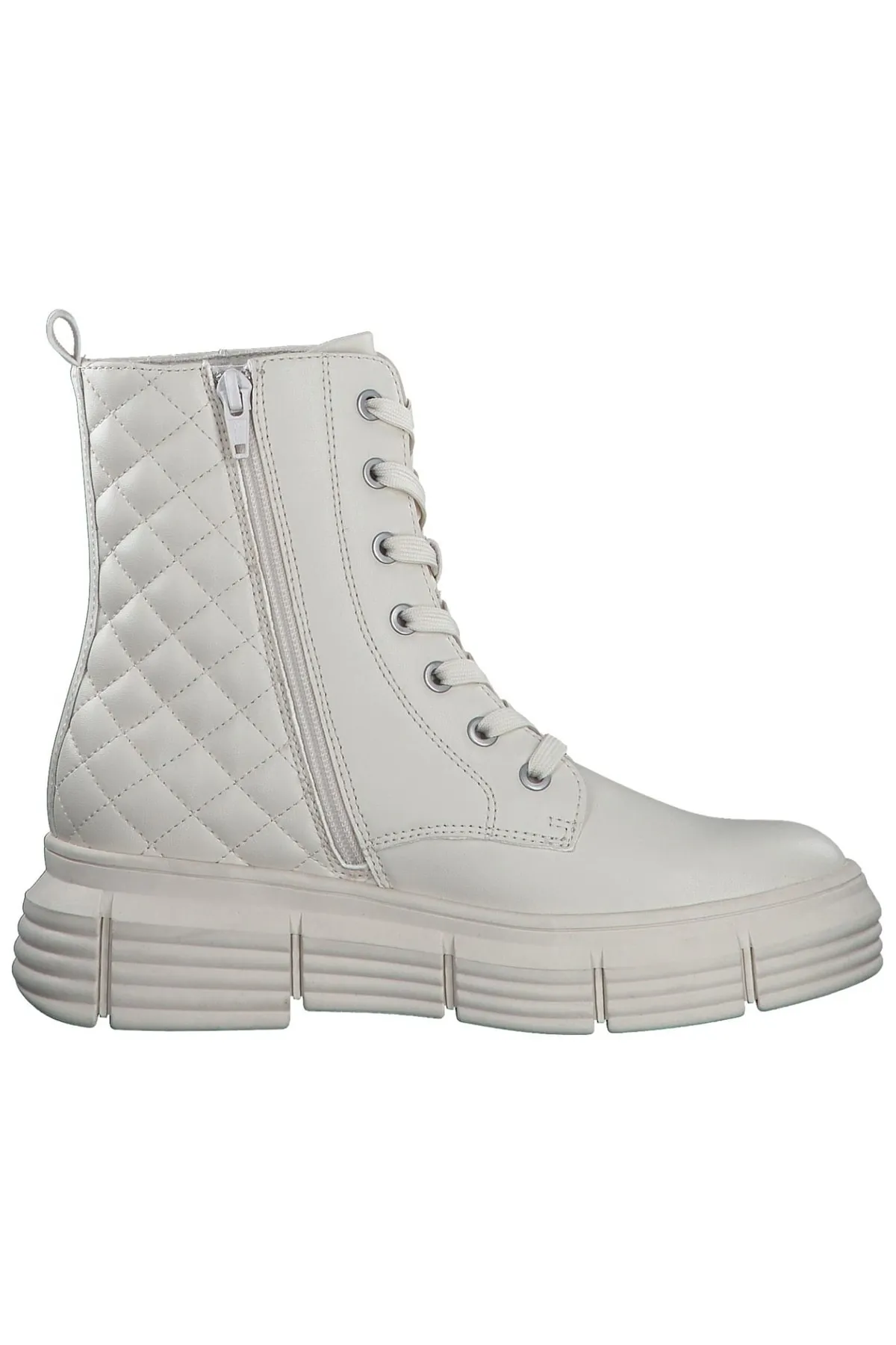 s.Oliver  Stiefelette - Grau - Blockabsatz