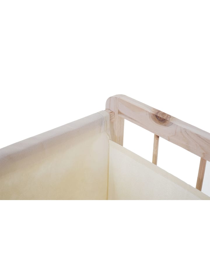 MCW Wäschesammler B60 mit 2x Wäschesack, Hellbraun, Bezug creme günstig kaufen onesize