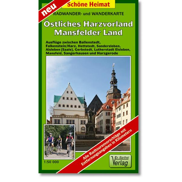 Östliches Harzvorland - Mansfelder Land 1 : 50 000. Radwander- und Wanderkarte - Wanderkarte