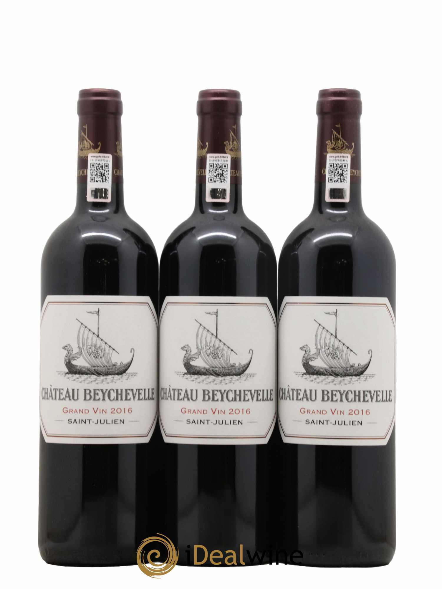 Château Beychevelle 4ème Grand Cru Classé  2016 - Lot de 6 Bouteilles