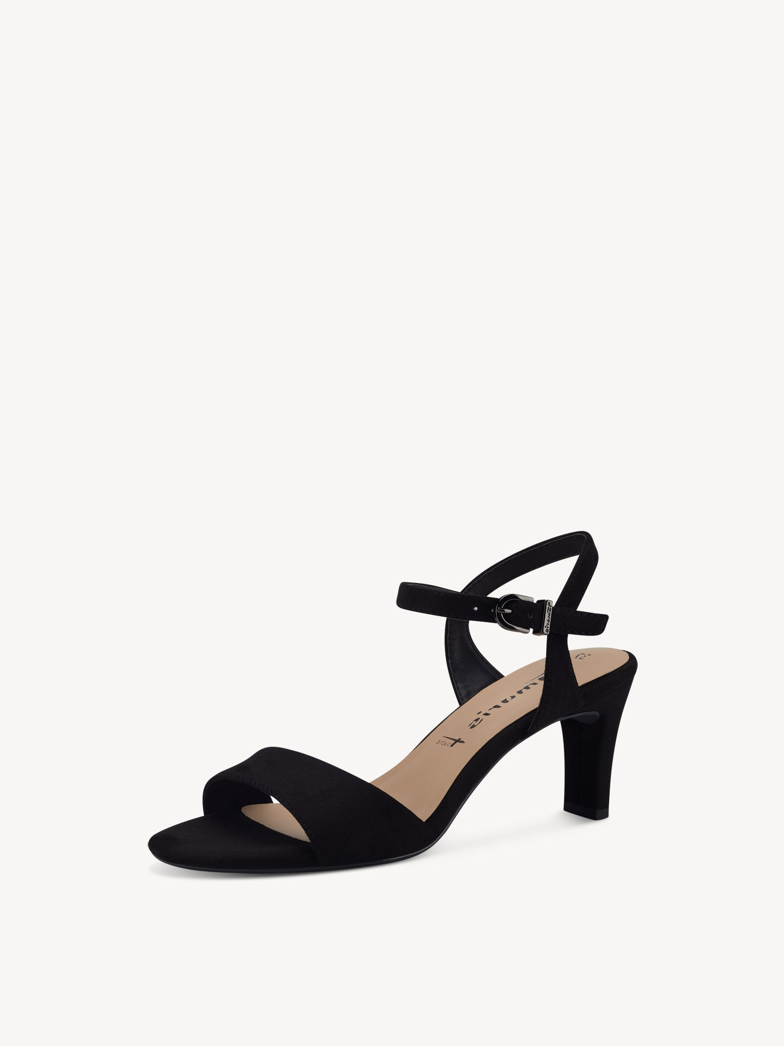 Sandale à talon - noir