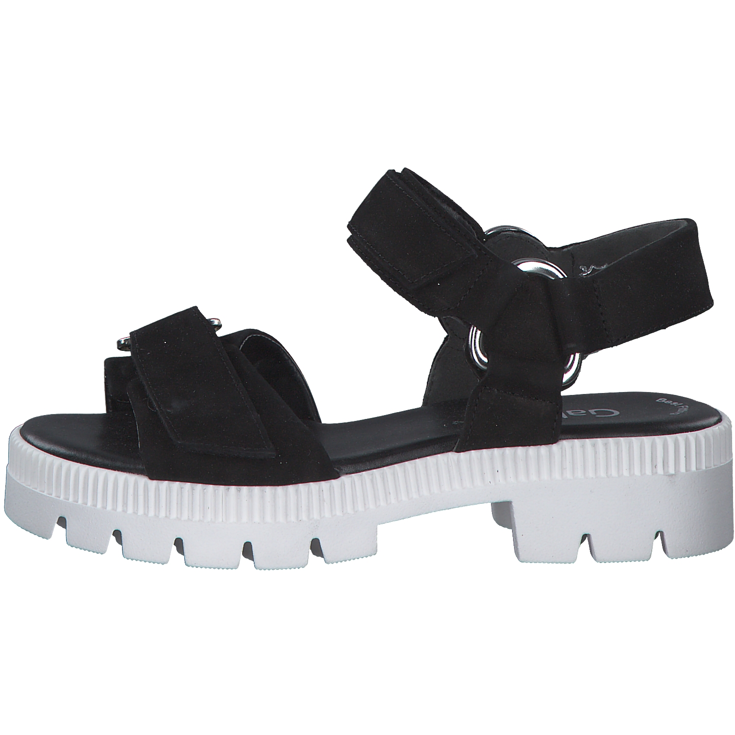 Gabor 84.632, Sandalen, Damen, Schwarz/Offwhite
