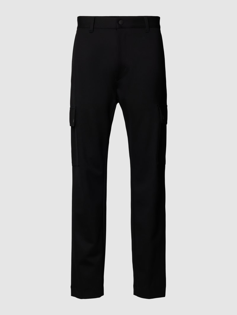Cargohose mit elastischem Bund Modell 'Glian' in schwarz