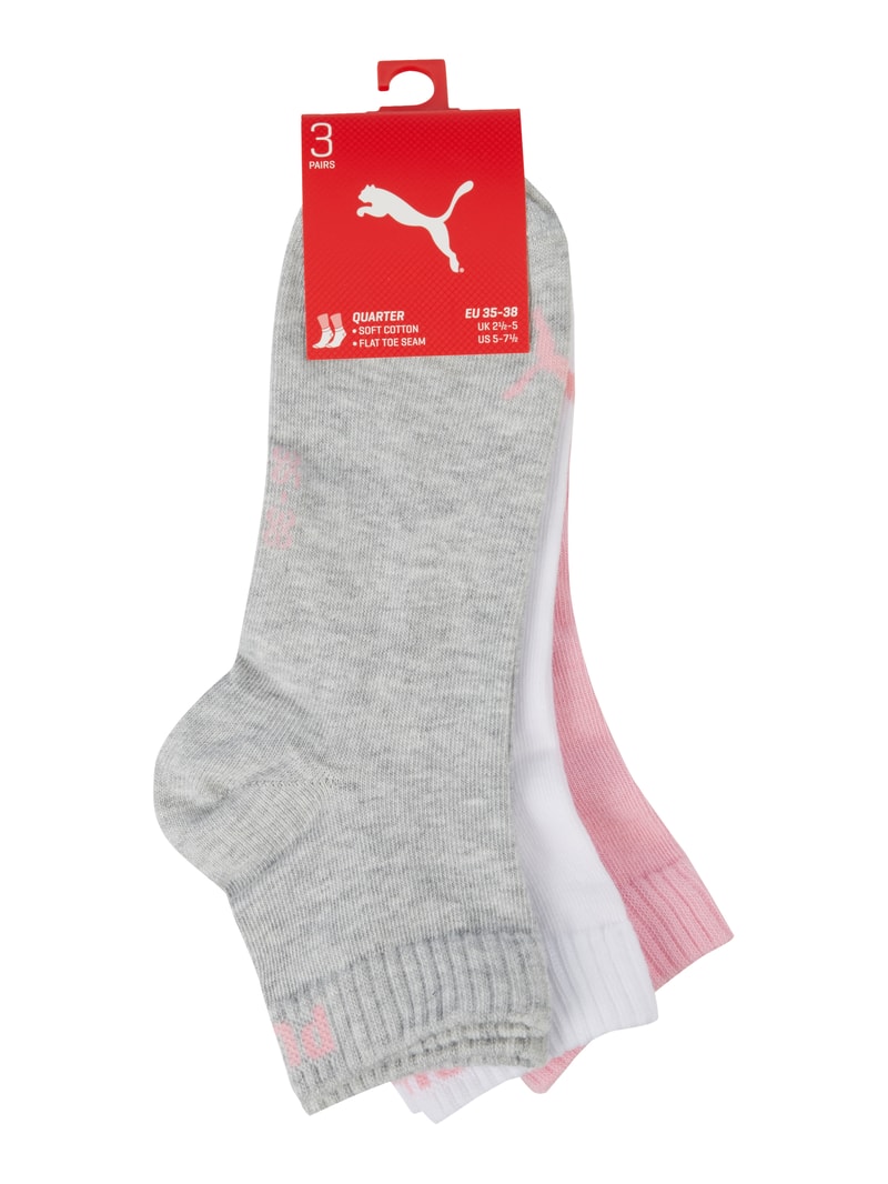 Socken im 3er-Pack in hellgrau