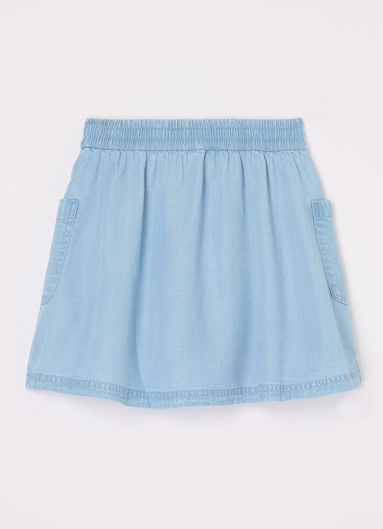 Tommy Hilfiger  Rok van chambray met borduring