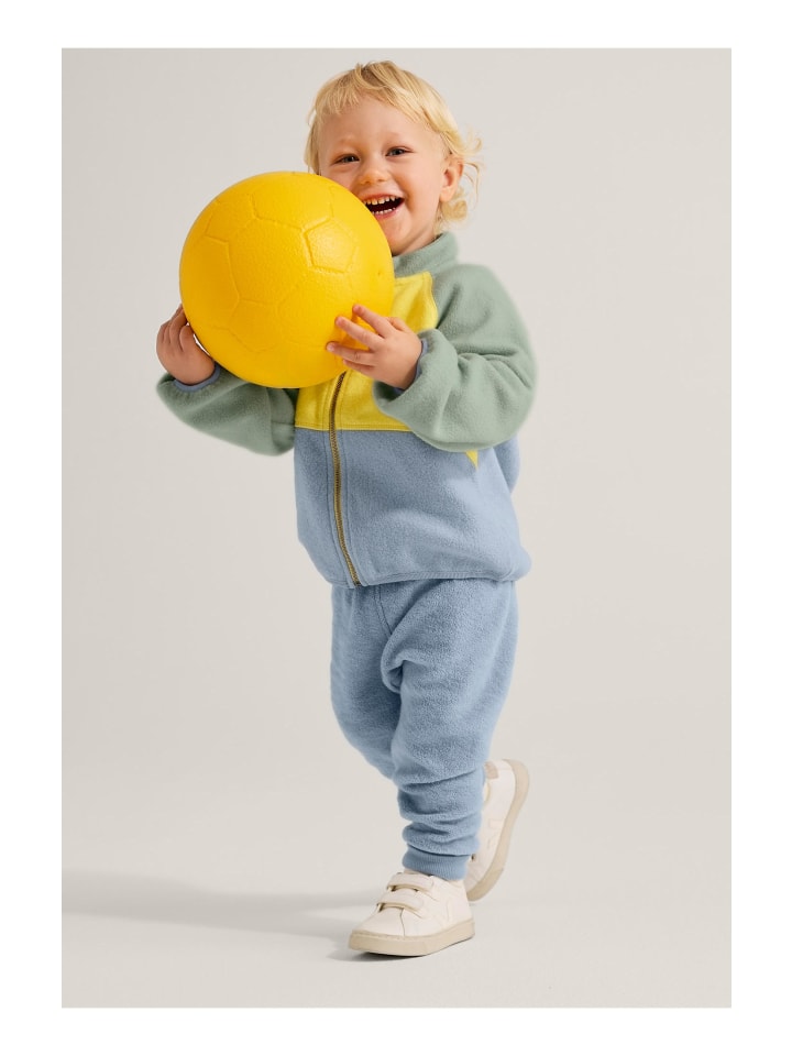 Hessnatur Wollfrottee-Hose in helles jeansblau günstig kaufen