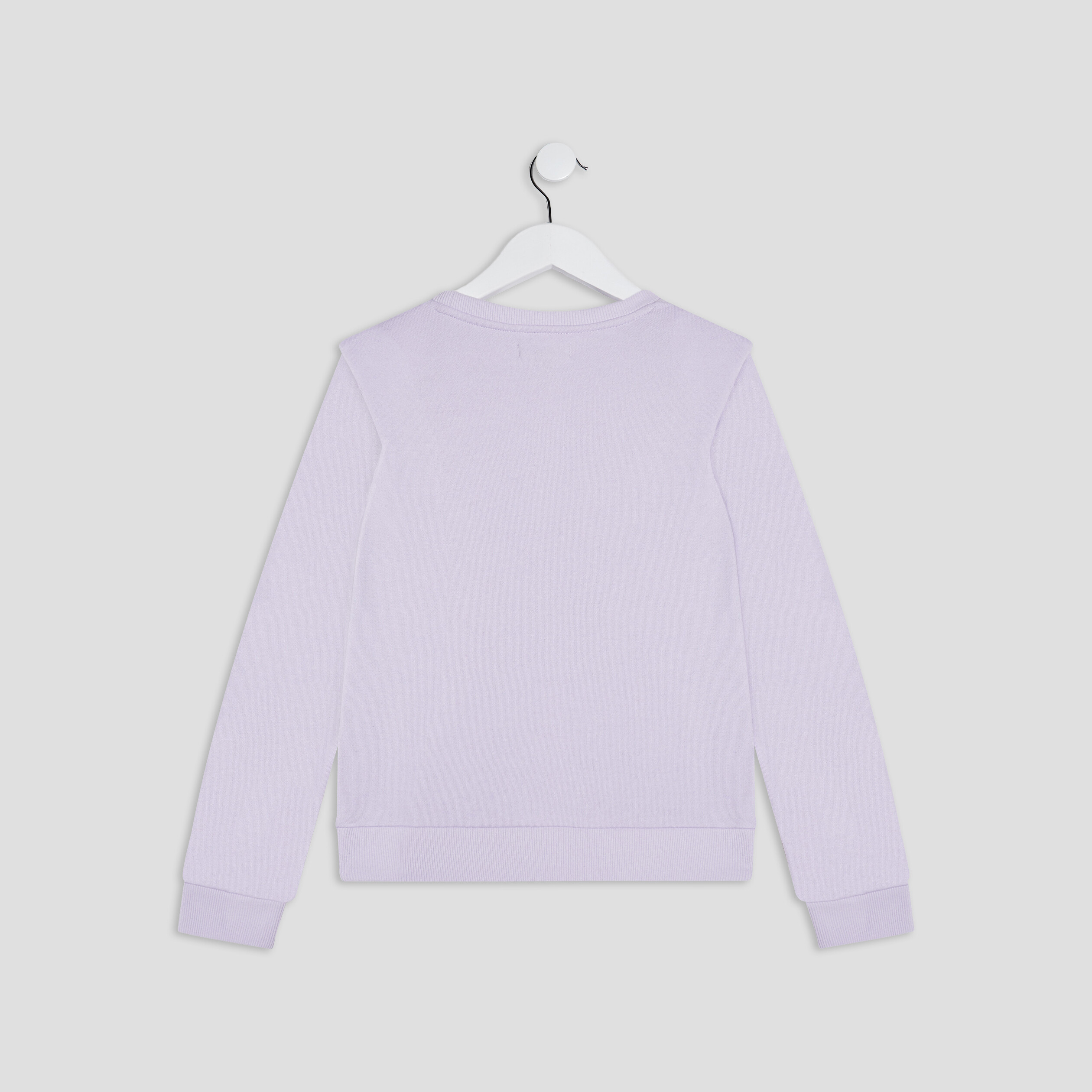 Sweat manches longues violet clair fille | La Halle