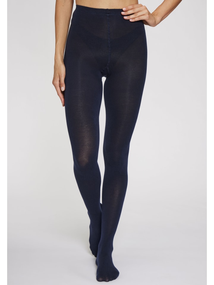 LAVANA basic Strickstrumpfhose in 1x marine günstig kaufen
