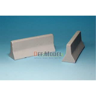 US  Jersey Barrier Set (wide type) 1/35