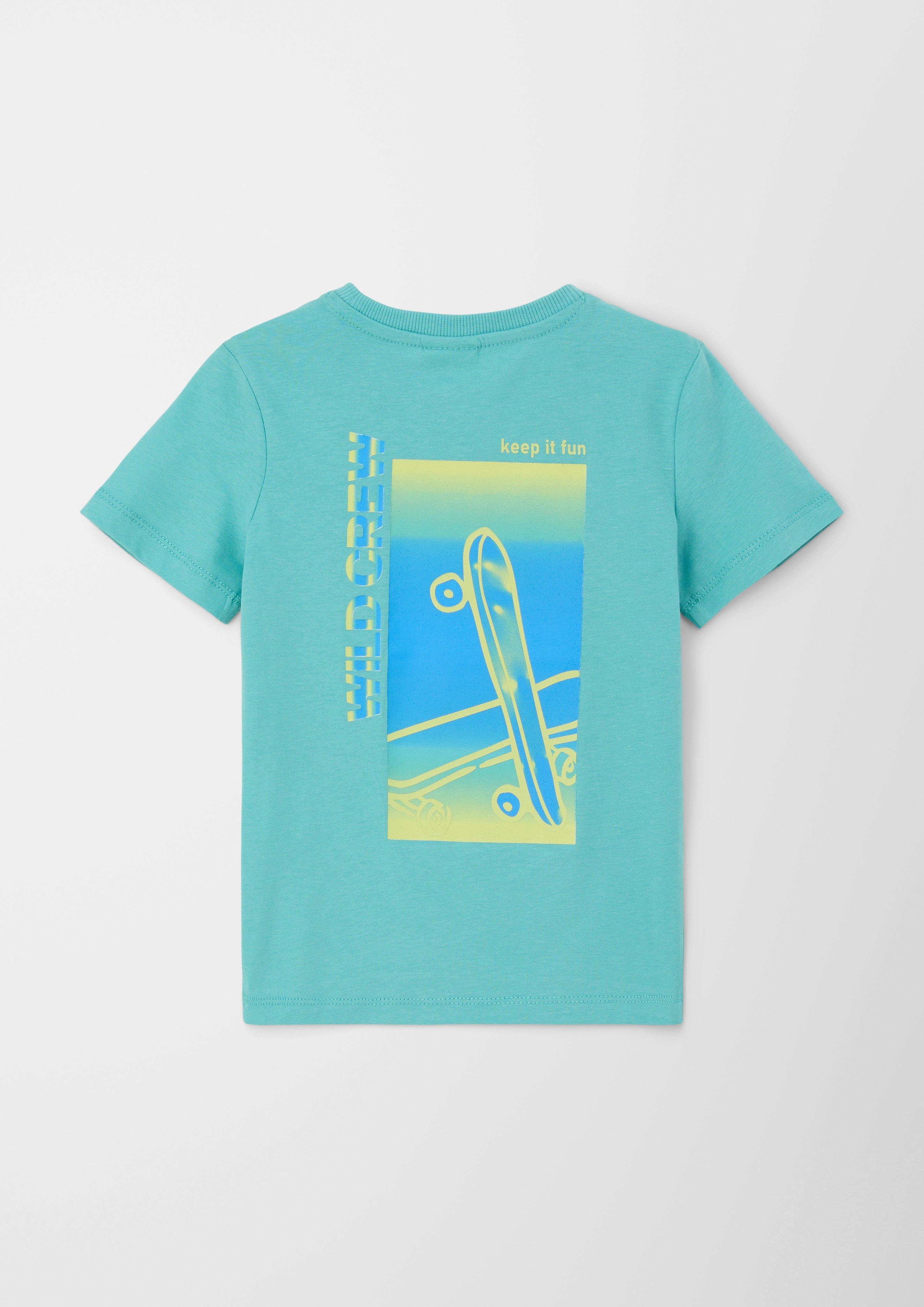T-Shirt mit großem Backprint  2130646-6632
