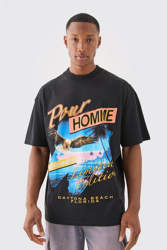 Oversize T-Shirt mit Print