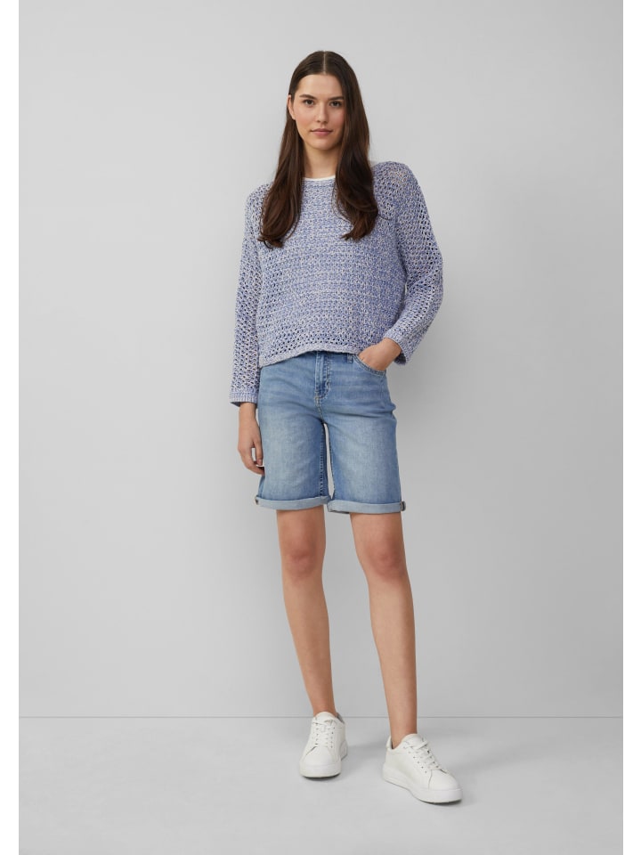 s.Oliver Jeans-Hose kurz in Blau günstig kaufen