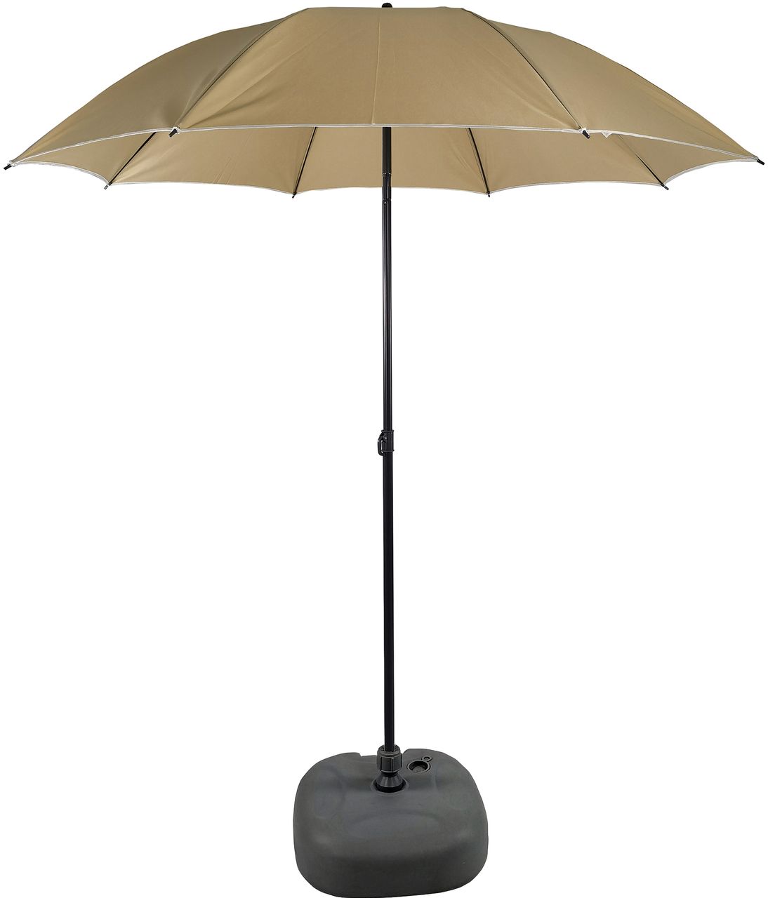 VCM Strand-Sonnenschirm Ø 2,0m Taupe