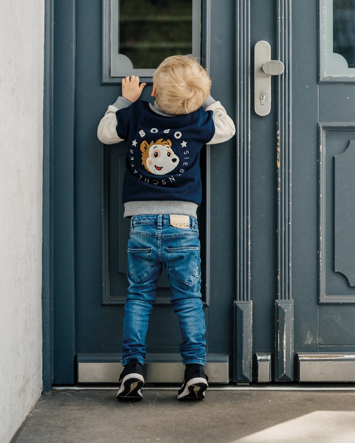 Bobo Siebenschläfer Sweatjacke Bobo Siebenschläfer Sweatjacke mit flauschiger Bobo Applikation