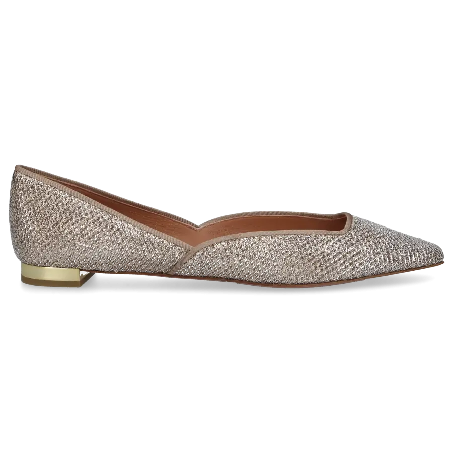 Aquazzura - Ballerinas MAJA Textil Lamè - gold